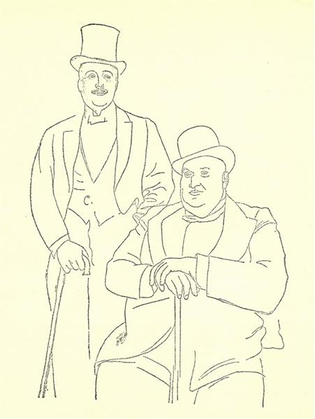Pablo Picasso Paintings Portrait Of Diaghilev And Seligsberg